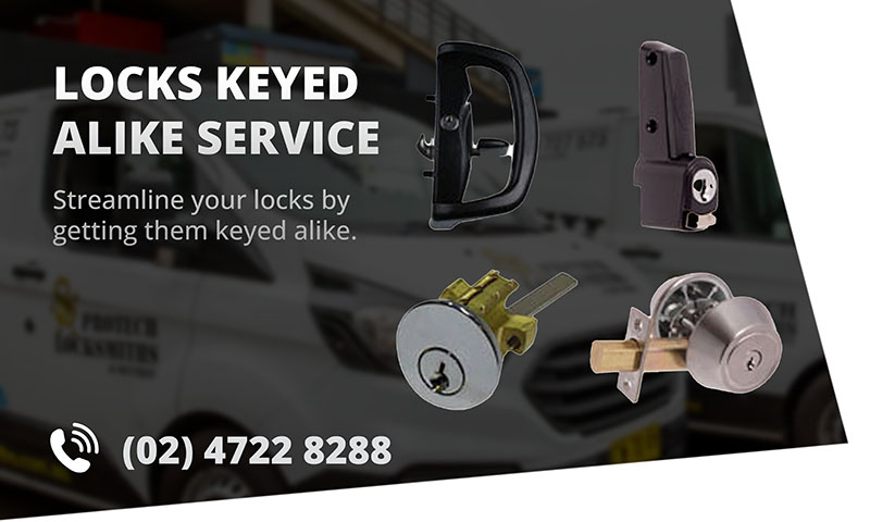 Examples of locks that can be keyed alike