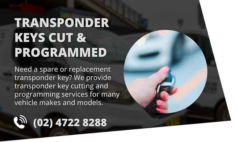 Transponder Keys Cut and Programmed Penrith
