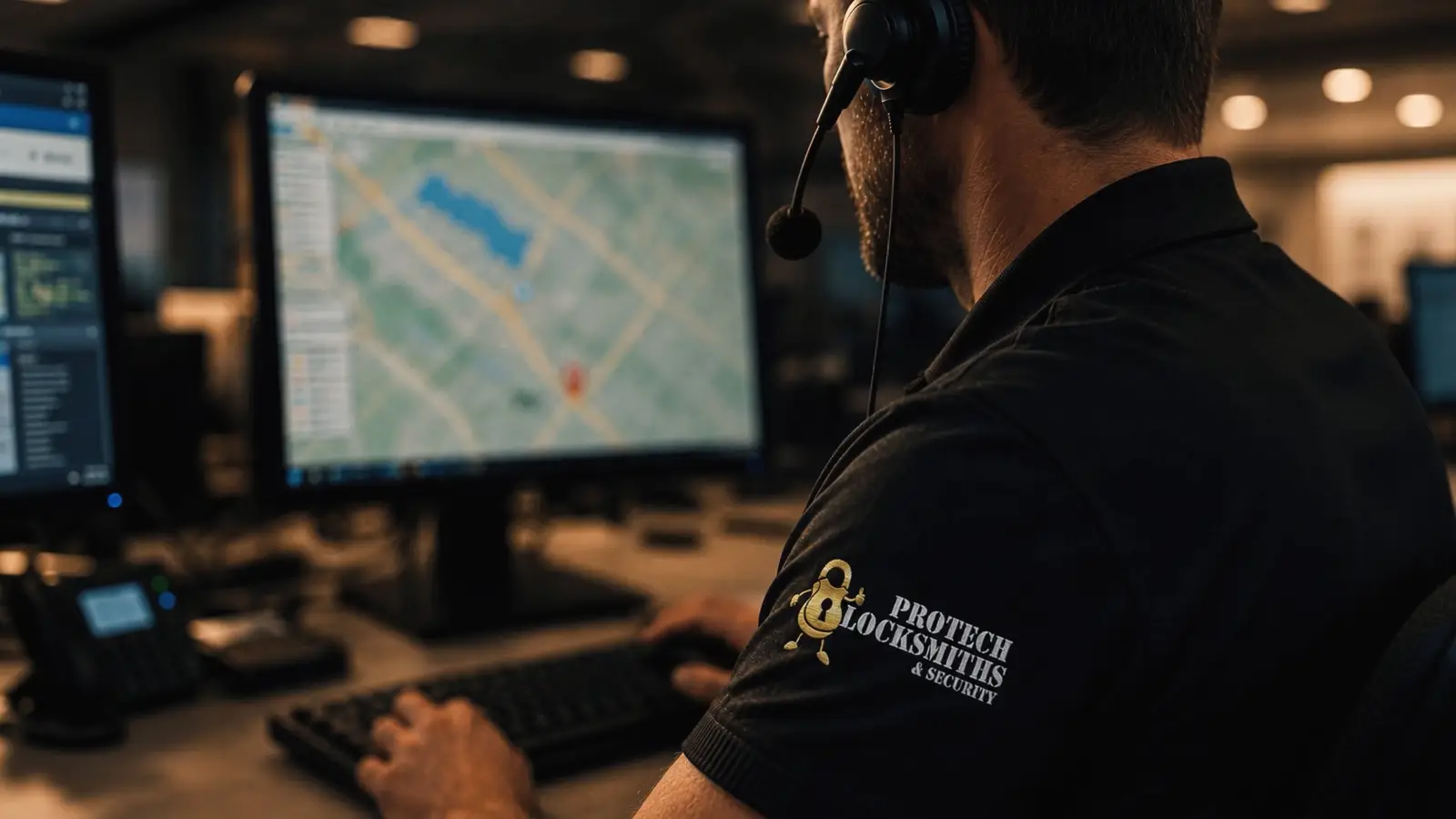 Local dispatch coordinating the mobile team across Penrith